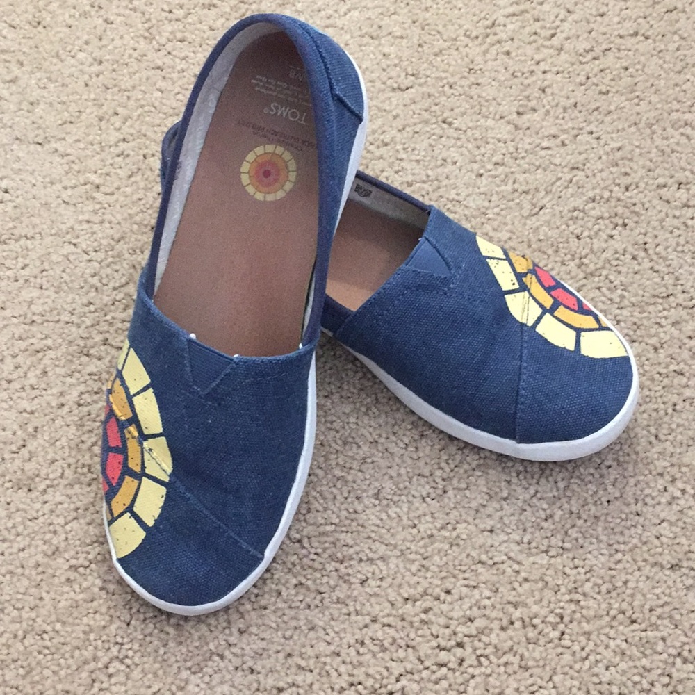 Women’s TOMS denim slides
